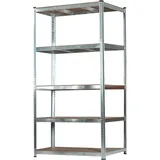 SCHULTE Regalwelt Schulte Steck-Schwerlastregal XL 180 cm x 100 cm x 60 cm Verzinkt