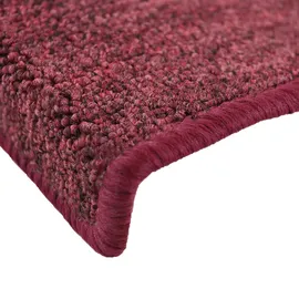 Beautissu Stufenmatte 28 x 65 cm Bordeaux