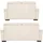 Calia Italia Polstergarnitur CALIA ITALIA "Gaia, hochwertige Garnitur aus 2-Sitzer und 3-Sitzer, edles Design", beige (bianco latte,), Leder BULL, Leder SORRENTO - 100% Leder;Leder BULL - 100% Leder, Sitzmöbel-Sets, Ledergarnitur, in zwei hochwertigen Lederqualitäten