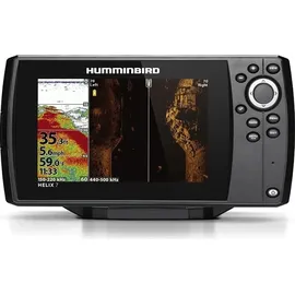 Humminbird Helix 7 G4 GPS Fischfinder mit Wandler, Dual Spectrum Chirp Sonar - Side Imaging