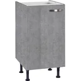 OPTIFIT Spülenschrank Cara Breite 45 cm grau