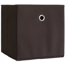 VCM Faltbox 27 x 28 x 27 cm 2-tlg. braun