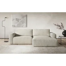 Cotta Ecksofa "Lasso L-Form, XL-Sofa", weiß (ivory), B:288cm, 88% Polyester, 12% Polyamid, Sofas, Ecksofa