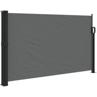 vidaXL Seitenmarkise Ausziehbar 120 x 500 cm Anthrazit Polyester
