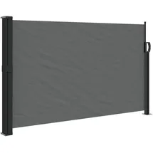 vidaXL Seitenmarkise Ausziehbar 120 x 500 cm Anthrazit Polyester
