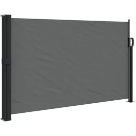 vidaXL Seitenmarkise Ausziehbar 120 x 500 cm Anthrazit Polyester