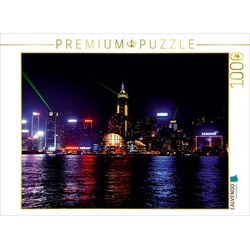 CALVENDO Puzzle CALVENDO Puzzle Beleuchtete Skyline 1000 Teile Lege-Größe 64 x 48 cm Foto-Puzzle Bild von Renate Bleicher, 1000 Puzzleteile