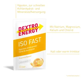 DEXTRO ENERGY IsoFast Drink Fruit Mix Pulver 56 g
