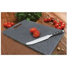Buri Schneidebrett Tranchierbrett Kunststoff 1 30 x 20 cm Grau