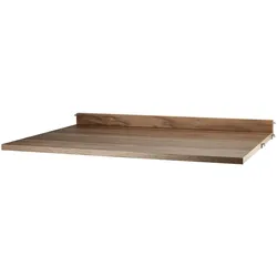 String - Arbeitsplatte 78 x 58, Walnuss