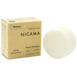 NICAMA Festes Shampoo Natur (sensible Kopfhaut)