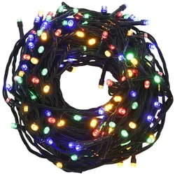 vidaXL Lichterkette mit 400 LEDs Mehrfarbig 40 m 8 Lichteffekte