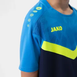 Jako Iconic T-Shirt Kinder 914 marine/blau/neongelb 116