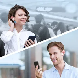 Joyroom TWS Bluetooth In-Ear-Kopfhörer - Kabellos, wasserdicht IPX4 Weiß