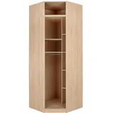 hom'in Hom`in Eckschrankkorpus System Unit, Eiche, 6,6 Fächer, 91.1x242.2x91.1 cm, Schlafzimmer, Kleiderschränke, Eckschränke