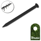 Bradas Erdnagel 250 mm Schwarz