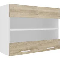 VCM Hängeschrank Esilo 80 x 60 x 31 cm Braun
