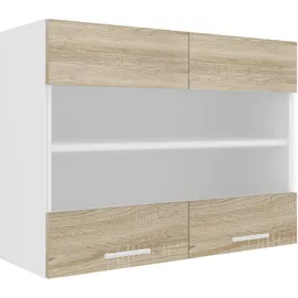 VCM Hängeschrank Esilo 80 x 60 x 31 cm Braun