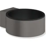 Hewi System 900 Fönhalter 900.00.00060ER Halter pulverbeschichtet dunkelgrau, Einsatz schwarz tiefmatt