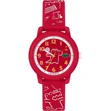 Lacoste Quarzuhr LACOSTE.12.12 KIDS, Armbanduhr, Kinderuhr, Mädchen, Jungen, ideal auch als Geschenk rot