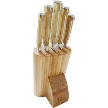 neuetischkultur Messerblock 6-tlg. Beige