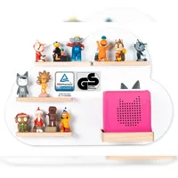BOARTI Kinderregal Wolke 34 x 48 x 19 cm Holz weiß