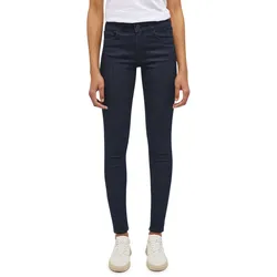 Mustang Damen Jeans SHELBY Skinny Fit Skinny Fit Blau 5000-940 Normaler Bund Reißverschluss W 26 L 32