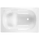 HAK Emaille-Sitzbadewanne 105x70cm, weiss