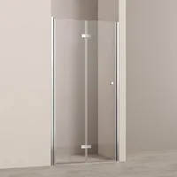 Emke Duschtrennwand, Chrom, Glas, Rechteckig, 75x185 cm, Badezimmer, Baden & Duschen, Duschtüren