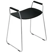Hewi 950 Duschhocker mit Stützgriffen schwarz