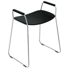 Hewi 950 Duschhocker mit Stützgriffen schwarz