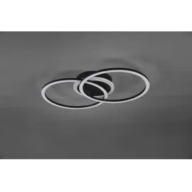 Trio Reality LED Deckenleuchte Venida Schwarz
