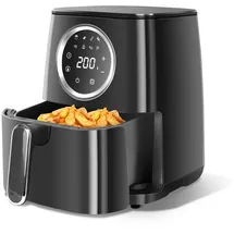 Aigostar Air Fryer 4.2L, Heißuftfritteuse, XXL,Heissluft Fritteusen ohne Öl,8 Menü und Rezept, LED-Touchscreen, 1400W,BPA-frei