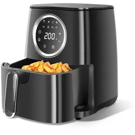 Aigostar Air Fryer 4.2L, Heißuftfritteuse, XXL,Heissluft Fritteusen ohne Öl,8 Menü und Rezept, LED-Touchscreen, 1400W,BPA-frei