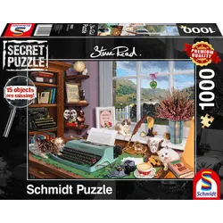Schmidt Spiele - Erwachsenenpuzzle - Am Schreibtisch, 1000 Teile