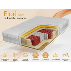 MKS Taschenmatratze ELORI 160 x 200 cm H3/H4