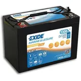 EXIDE Marine & Leisure EV1300 Lithium-Batterie, 100Ah