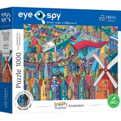 Trefl UFT Eye Spy Puzzle - Imaginary Cities: Amsterdam, Niederlande (1000 Teile)