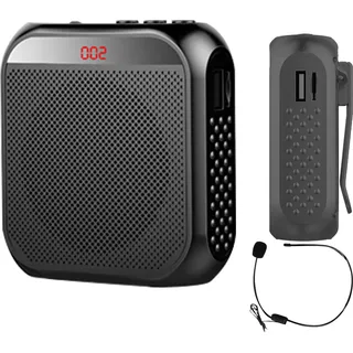 Persönlicher Sprachverstärker,2200 mAh -Sprachverstärker, Reiseführer-Lautsprecher | Kabelgebundenes Mikrofon-Headset und Verstärker-Lautsprecher für Lehrer, Trainer, Reiseleiter und Stronrive