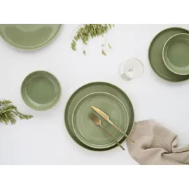 CreaTable Uno Romana Tafelservice 12-tlg. grün Sprenkel