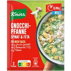 Knorr Fix Gnocchi Pfanne mit Spinat& Feta 35G