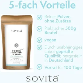 Sovita Indische Flohsamenschalen Pulver 500 g