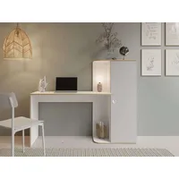Home Affaire »ELLETE Computertisch mit viel Stauraum, Maße B/T/H: