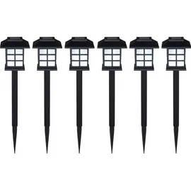 monzana Laterne Kunststoff 38,0 cm 18er Set schwarz
