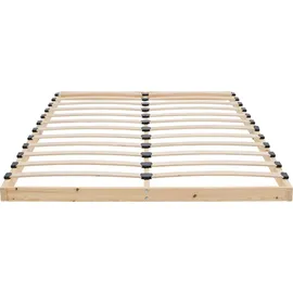 Homestyle4u Lattenrost mit Kopfteil verstellbar 120 x 200 cm
