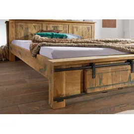 MASSIVMOEBEL24.DE Bett Mango 180x200 lackiert