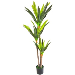 Künstliche Zimmerpflanze Dracena 3 Stämme cm 150 mit Topf