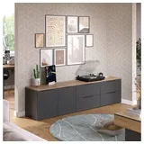 Vicco Wohnwand Wido Anthrazit 3 Teile