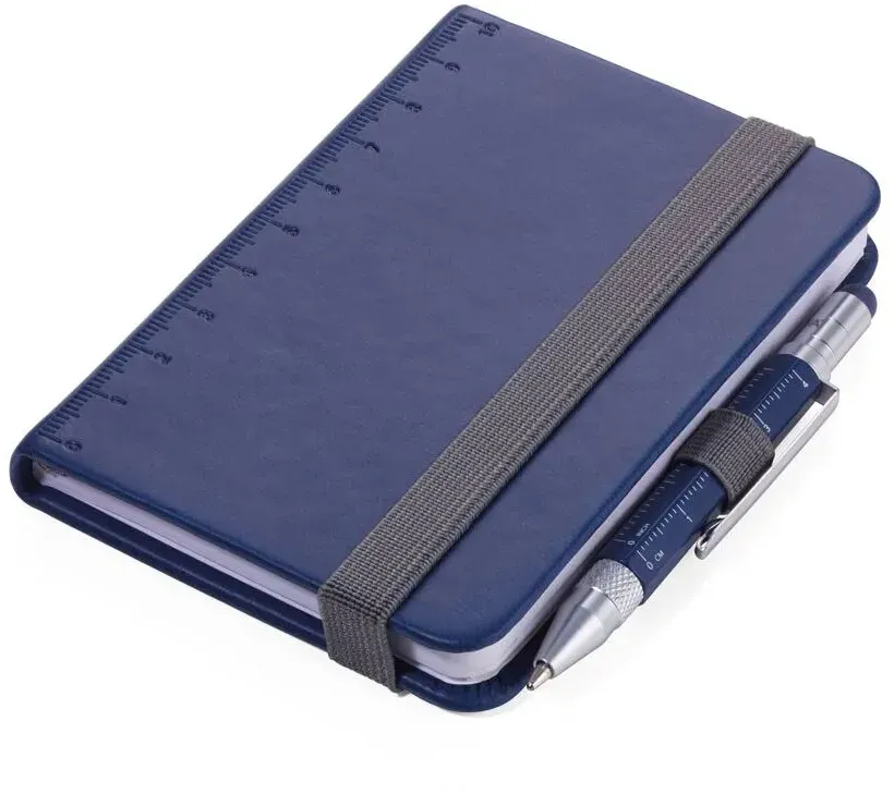 TROIKA NPP25/DB Notizbuch A7 128 Blätter Blau