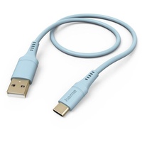 Hama Ladekabel Flexible, USB-A - USB-C, 1,5 m, Silikon,